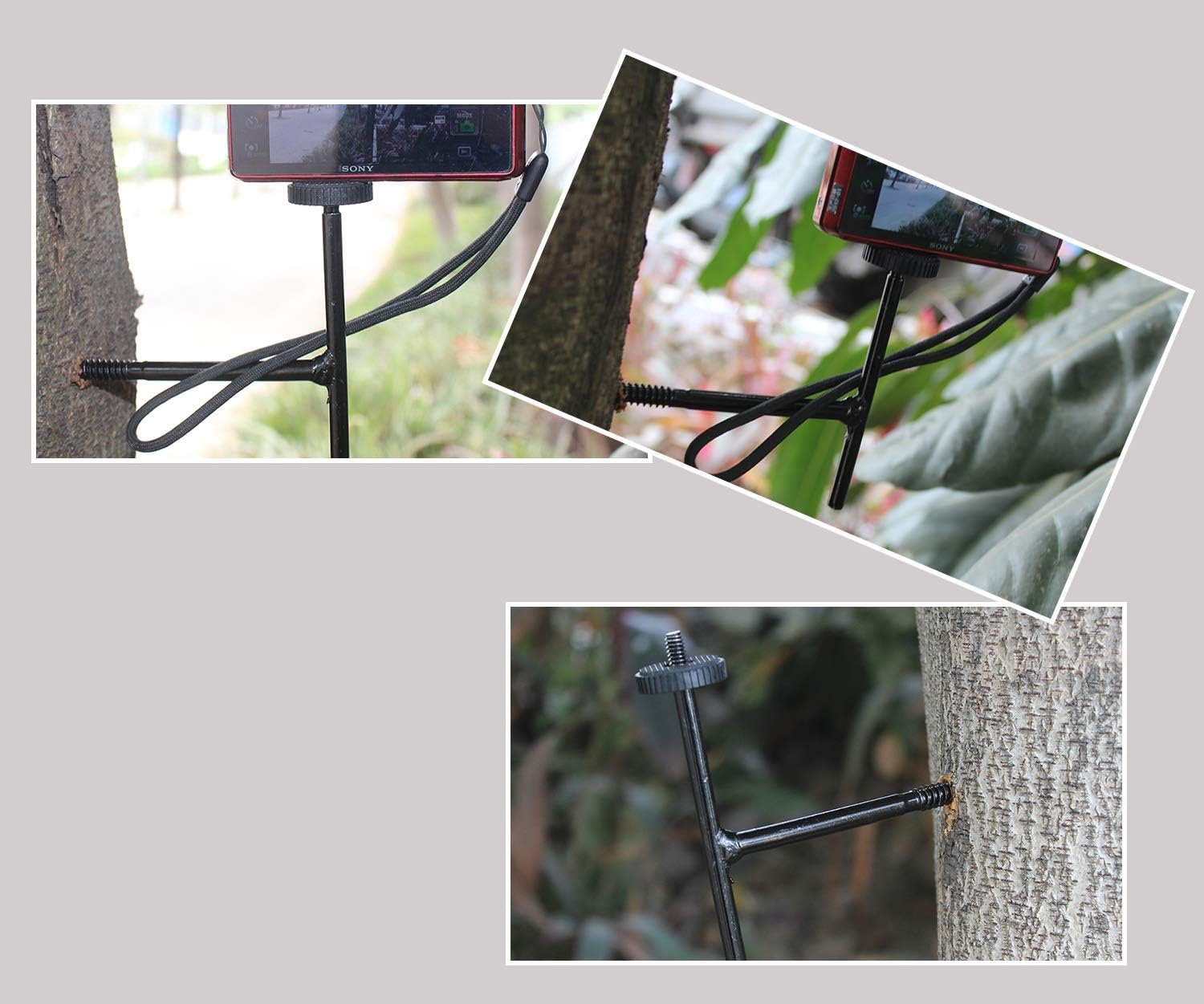 2x Supports fixation extérieure Caméra de Chasse