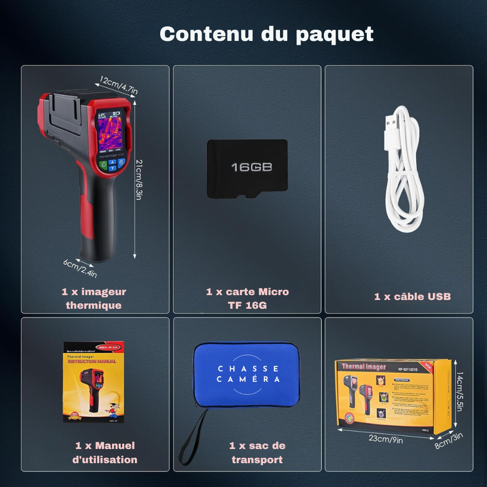 Caméra Thermique NOYAFA NFDOS - Détection Haute Précision & Imagerie IR