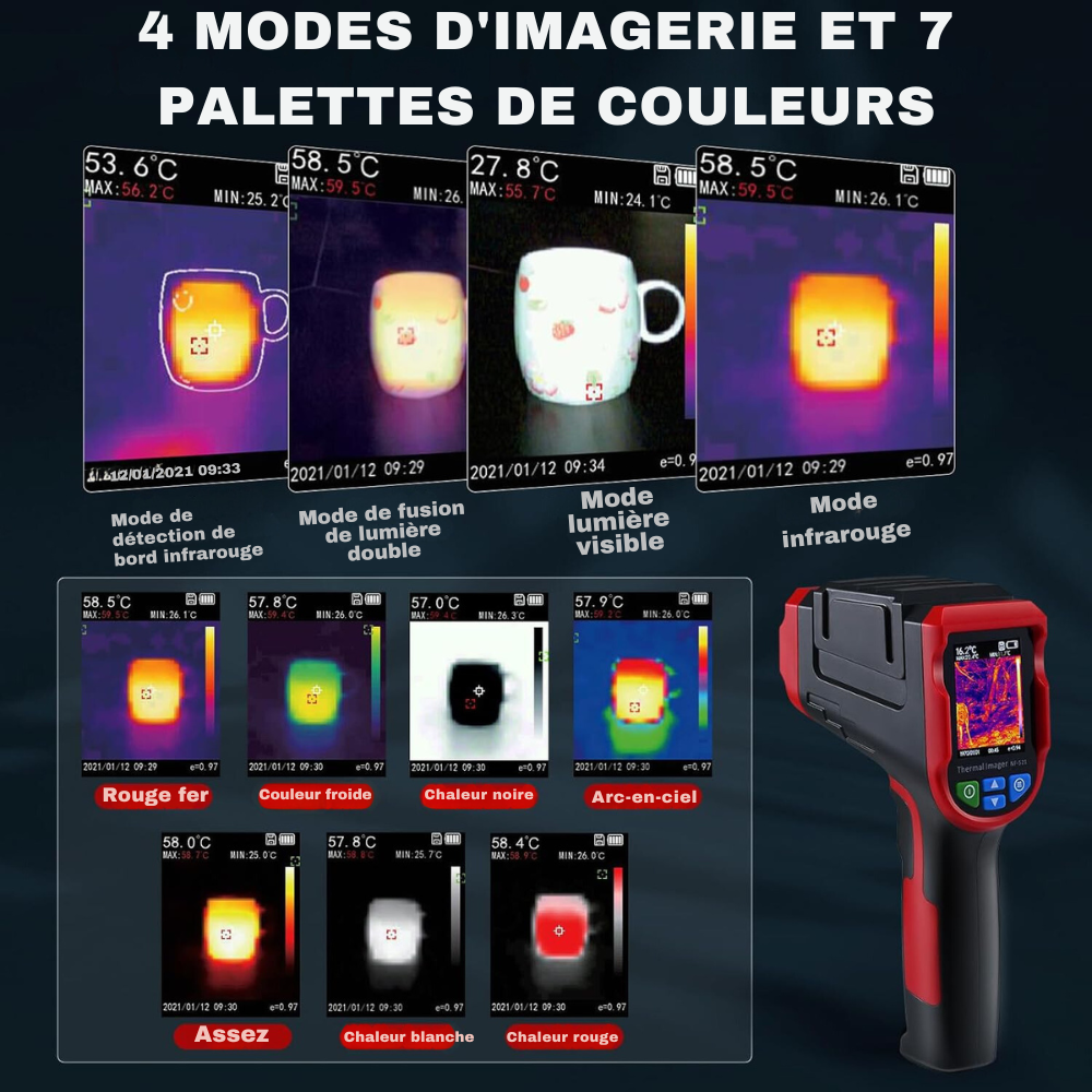 Caméra Thermique NOYAFA NFDOS - Détection Haute Précision & Imagerie IR