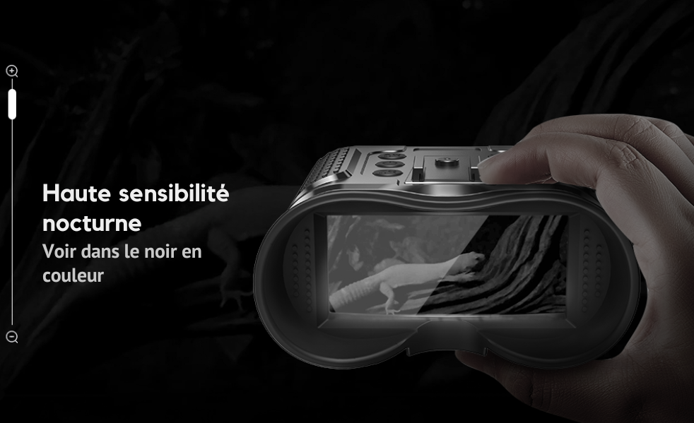 Jumelles à vision nocturne 8X 4K Serre-tête – Infrarouge, Chasse NV400