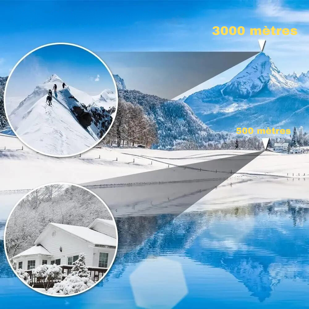 Jumelles de Randonnée 80x80 Vision Nocturne Chasse 1600M