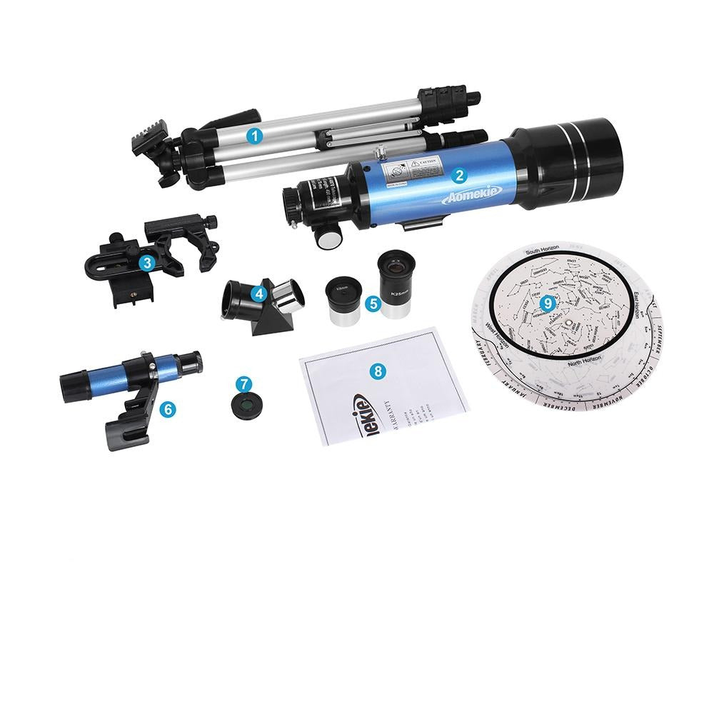 Télescope Astronomique – Observation Lune et Étoiles + Support Smartphone