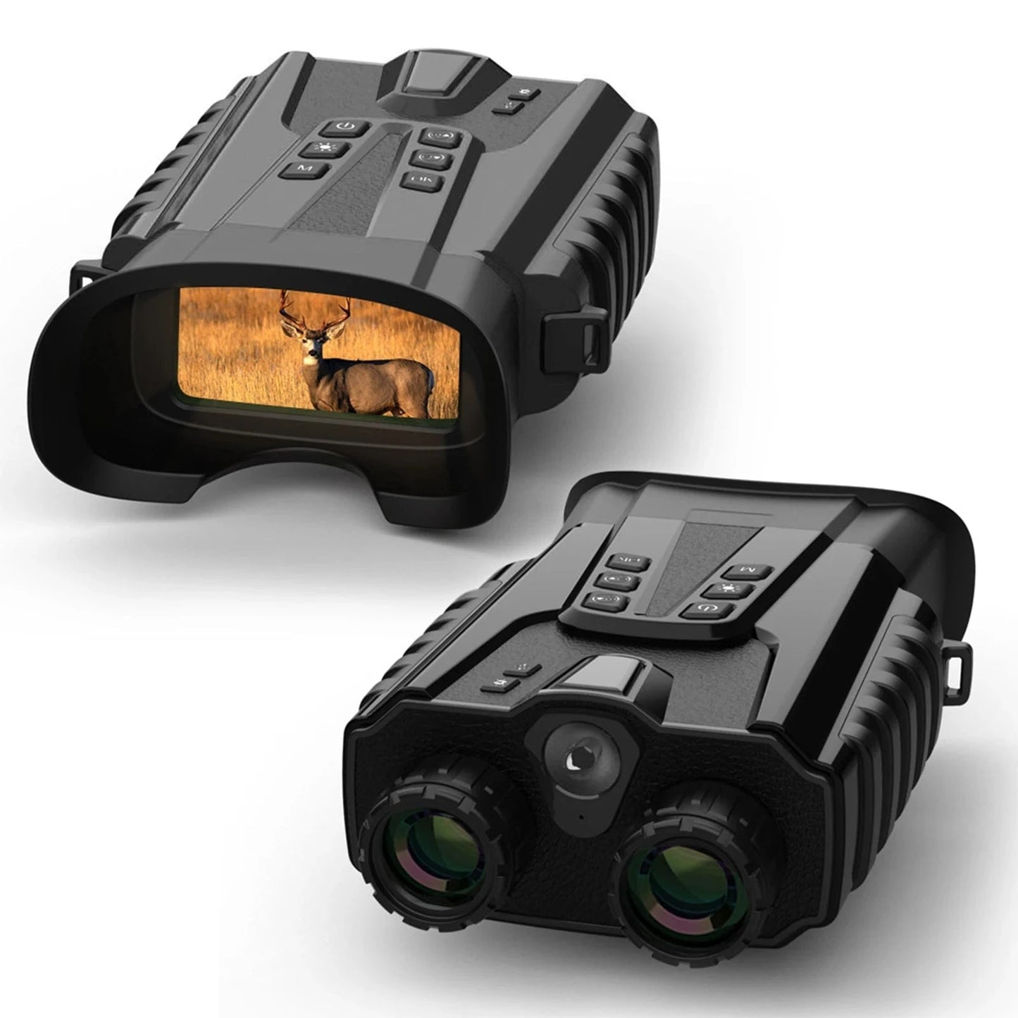 Jumelles Vision Nocturne HD 500m Militaire –Zoom 12x & Batterie Longue Durée