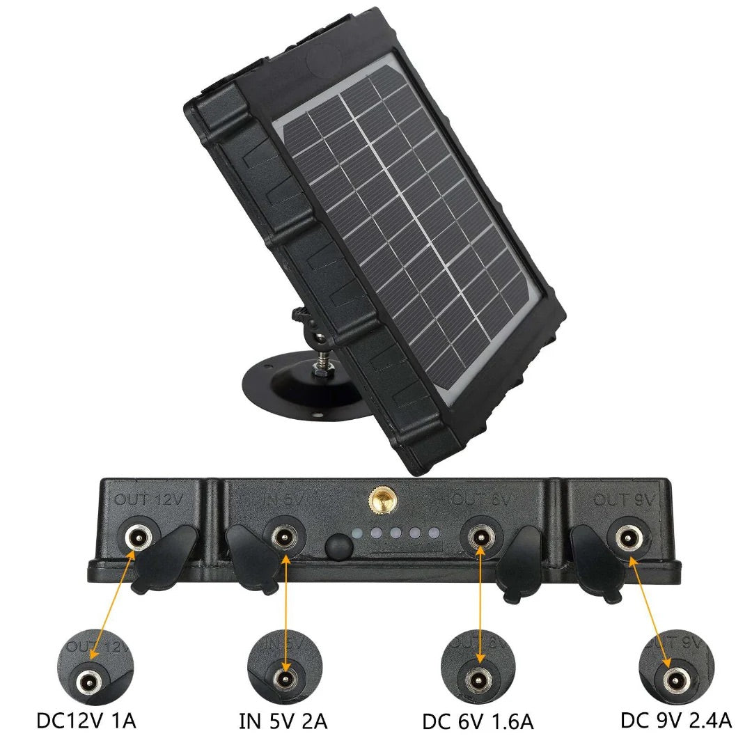 panneaux solaires pour camera de chasse