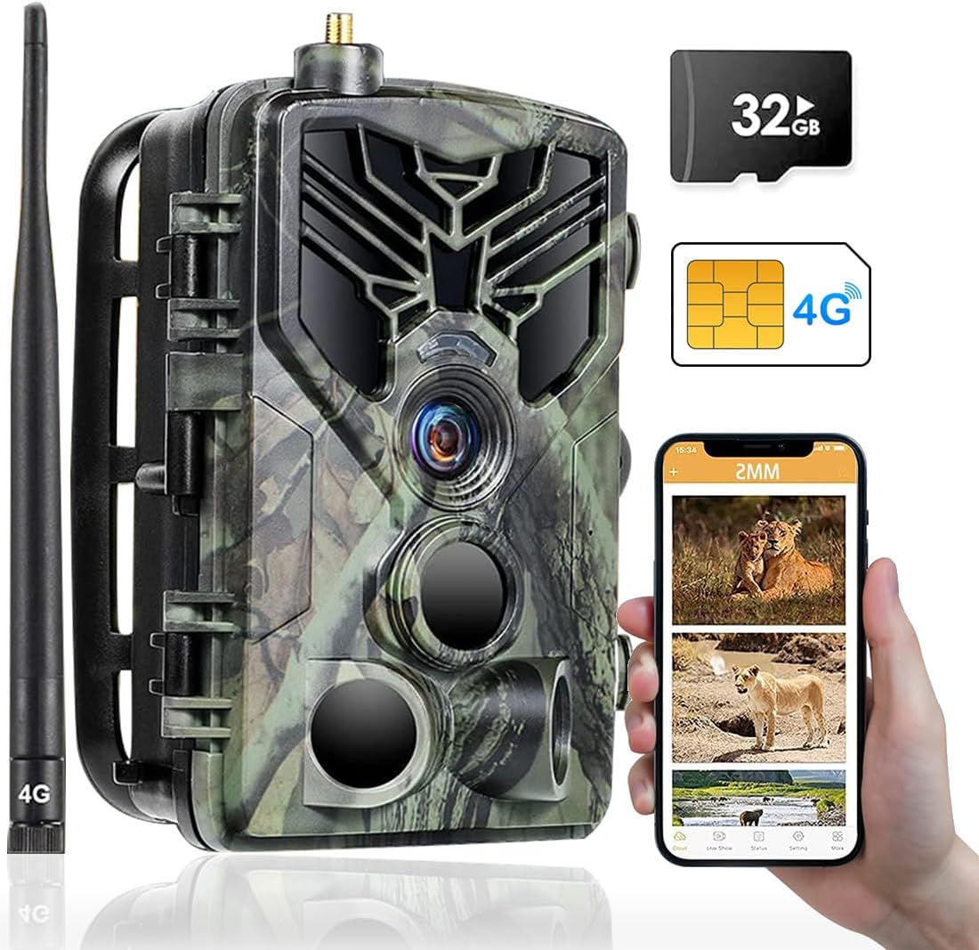Caméra de Chasse Connectée avec Alerte SMS/MMS - Surveillance en Temps Réel