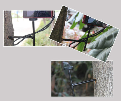 2x Supports fixation extérieure Caméra de Chasse