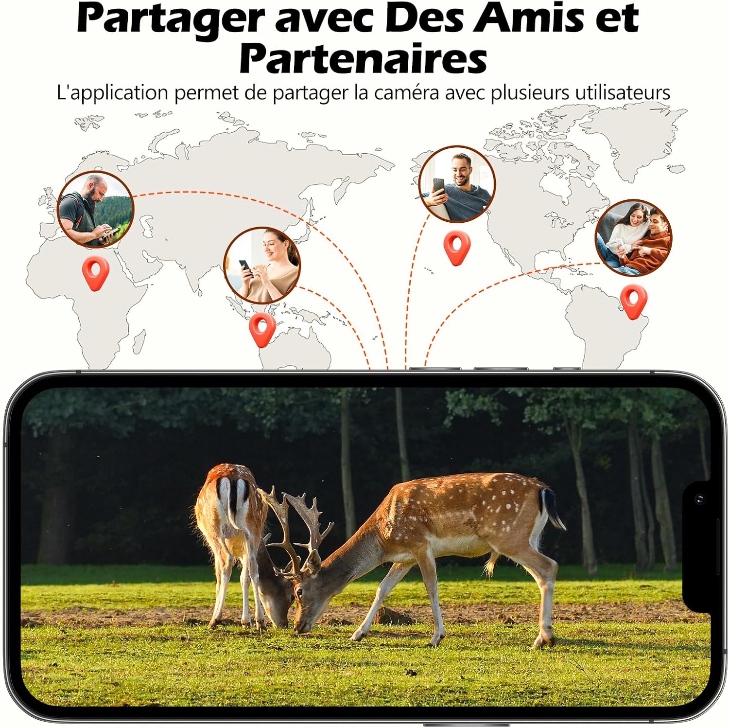 Caméra de chasse 4G avec vision nocturne pour surveillance extérieure
