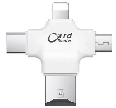 Lecteur de cartes SD compatible iphone, ipad, android.