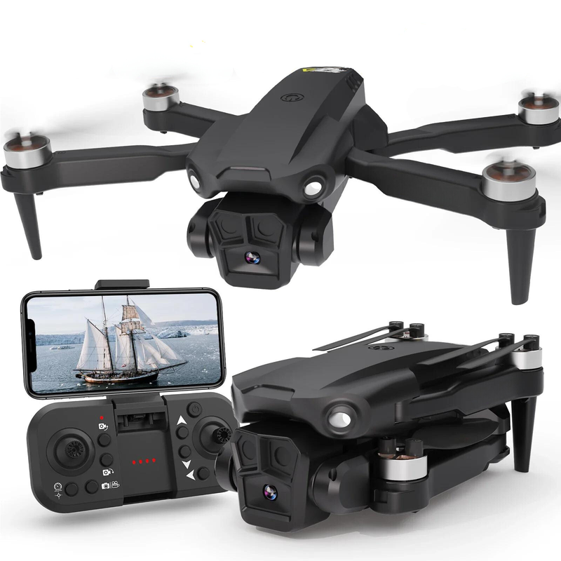 Drone 4K avec Double Caméra – Vidéo HD 5G, WiFi & Radiocommande