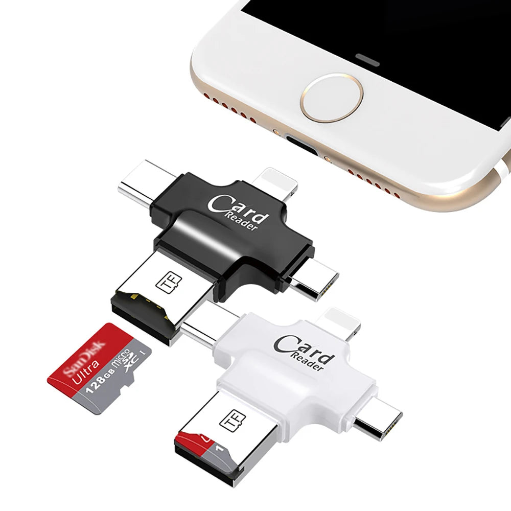 Lecteur de cartes SD compatible iphone, ipad, android.