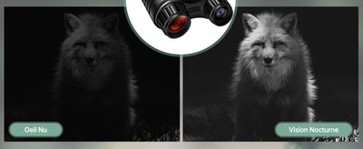 Jumelles Vision Nocturne Infrarouge 300M 36MP Photo et 4K Vidéo | NV2180