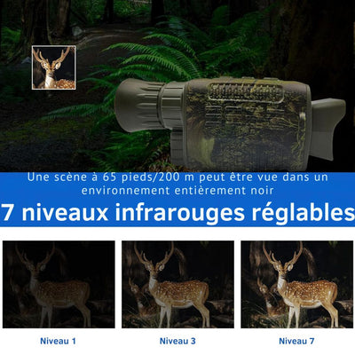 Monoculaire 5X infrarouge vision nocturne 4K