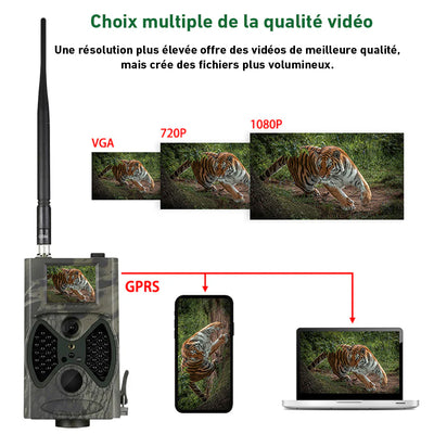 Caméra de Chasse avec Carte SIM Sms Sans Abonnement Surveillance