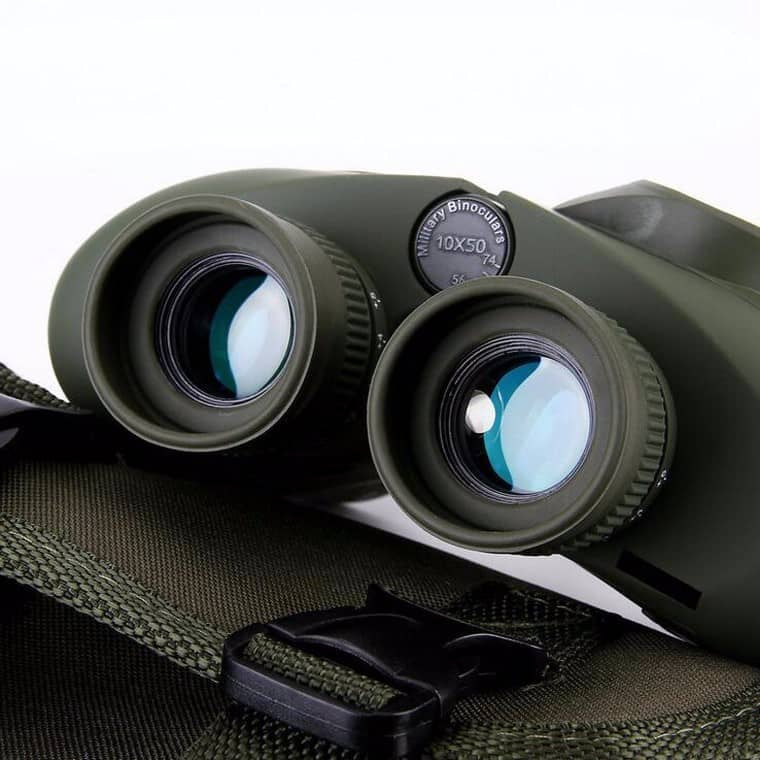 Jumelles Militaires 10x50 Boussole, Télémètre, Imperméables - Vision Nocturne