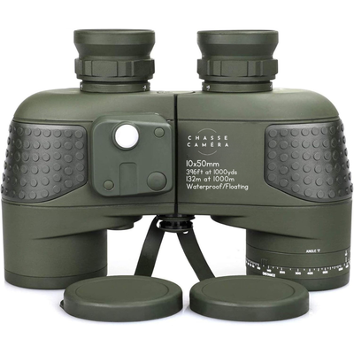 Jumelles Militaires 10x50 Boussole, Télémètre, Imperméables - Vision Nocturne
