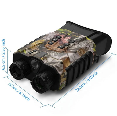 Jumelles Vision Nocturne HD 500m Militaire –Zoom 12x & Batterie Longue Durée