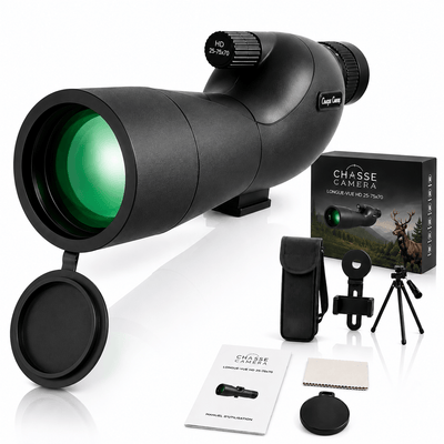 Longue vue 25-75x60 HD Télescope +Trépied