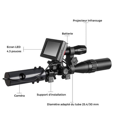 Lunette de Vision Nocturne HD de Chasse Professionnelle